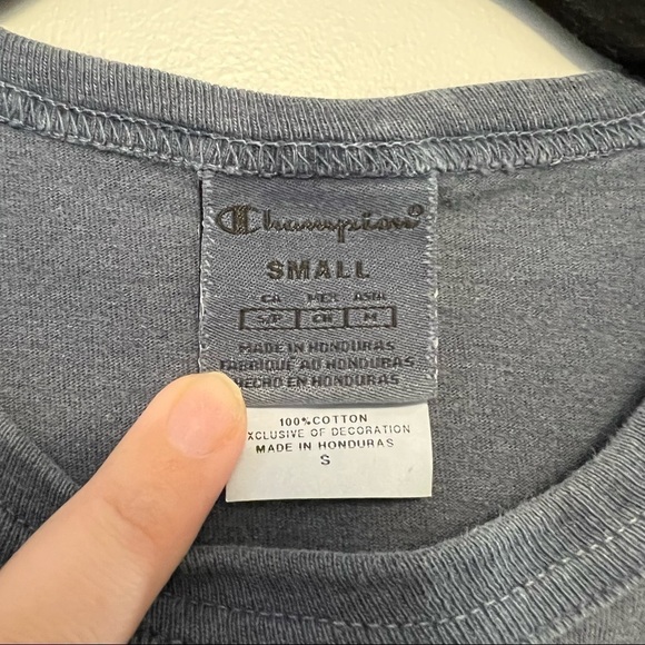 Champion Gray & Black Logo Shirt - Picture 3 of 3